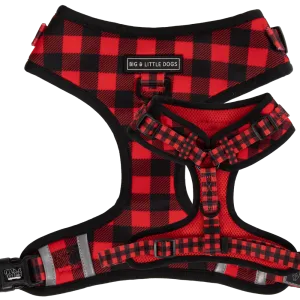Big & Little Dogs Plaid to the Bone Adjustable Harness