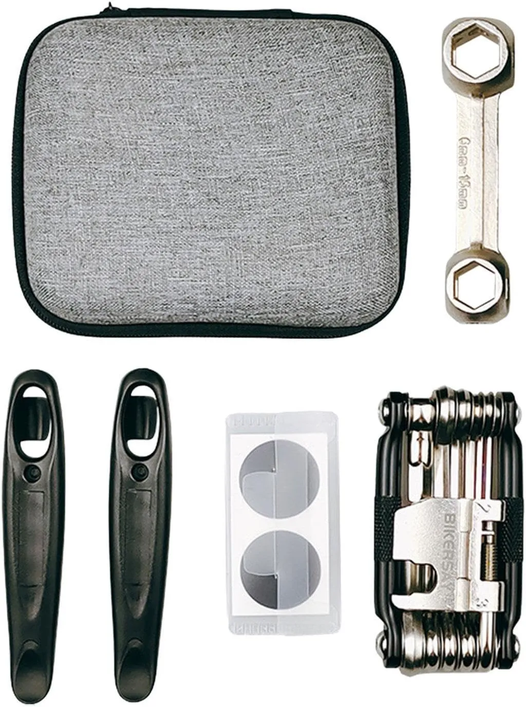 Bike Kits Bicycle Repair Tool Portable Maintenance, Bone Hexagon Wrench, Bike Multi-Tool Kits for Repairing, BT079T