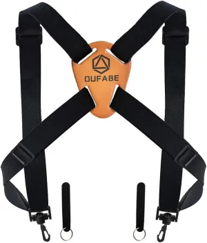 Binocular Harness Strap, Binocular Strap, Adjustable and Deluxe Binoculars Harness for Hunting, Cross Binocular Straps Harness, Fits for Carrying Binocular, Cameras, Rangefinders and More