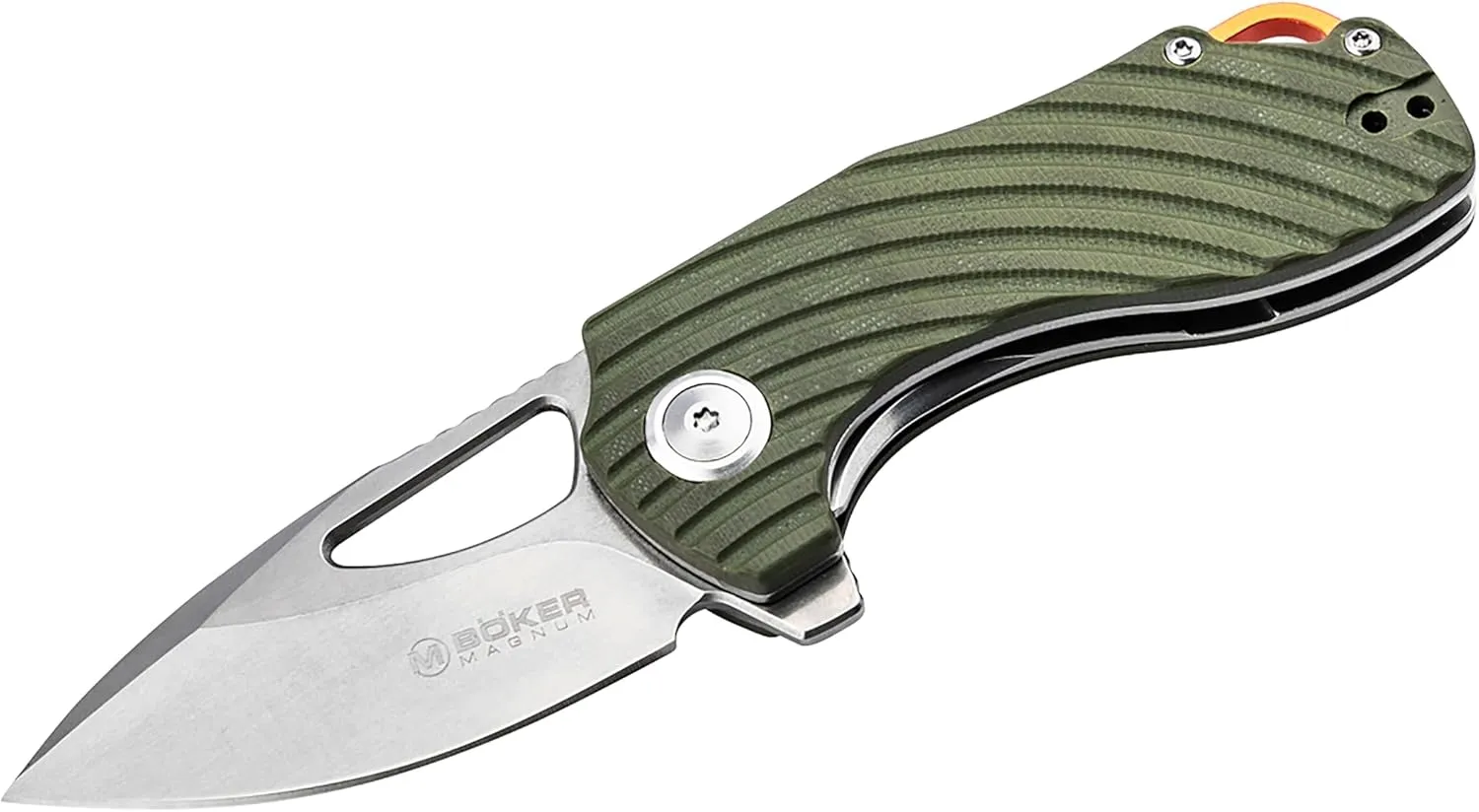 Böker Magnum Tadpole - pocket knife with G10 handle scales - folding knife with 440C blade - small knife with clip