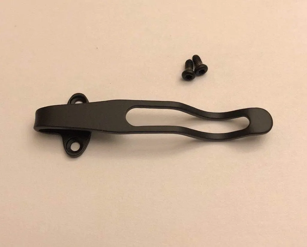 Black Titanium Deep Carry Pocket Clip Made For Hogue EX-01 EX-03 EX-04 Tip Up