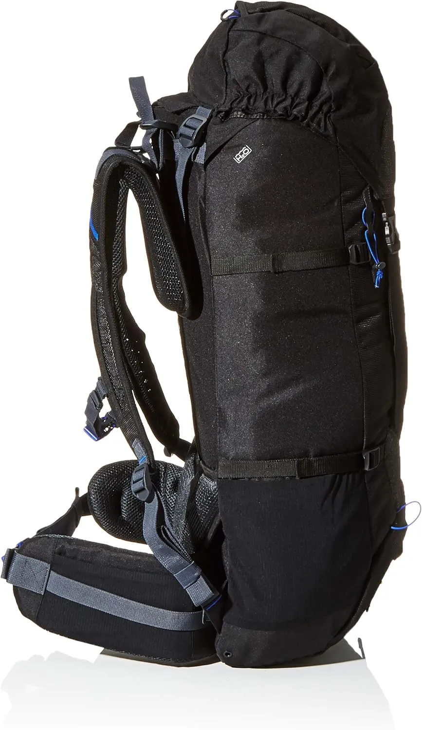 Blackfell 3 Expandable Reflective Hardwearing Travel Hiking, Black/Surfspray, 60   10 Litre