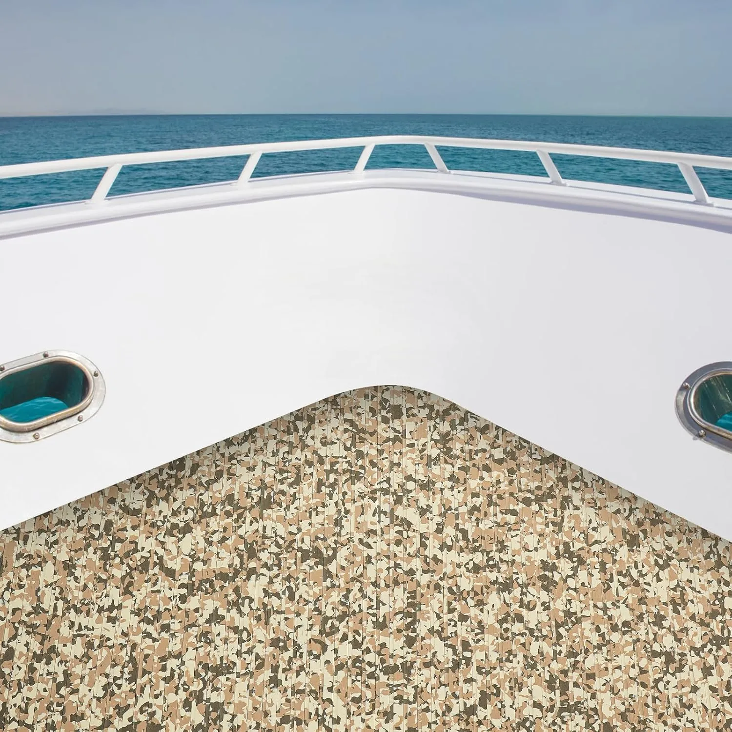 Boat Flooring EVA Foam Decking Faux Sheet Teak Marine Floor Boat Mat Boat Carpet Sheet for Motorboat RV Yacht Kayak Surfboard Swimming Pool - 6mm Thickness