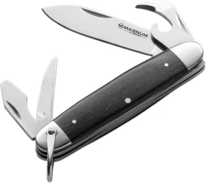 Boker Magnum 01MB334 Classic Steel Pocket Knife with 2 1/2 in. 440C Stainless Steel Blade, Black