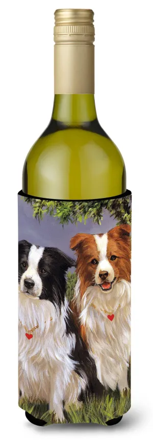 Border Collie Patrol Wine Bottle Hugger PPP3029LITERK