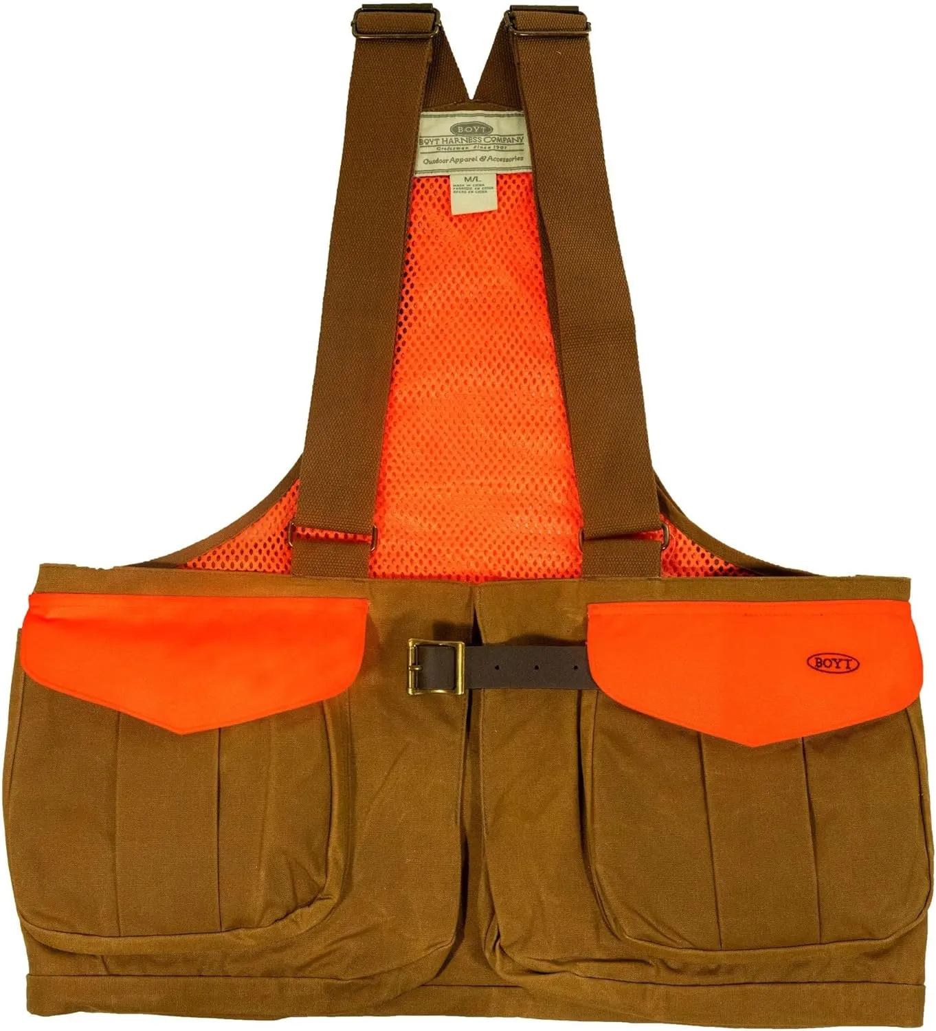 Boyt Harness 12875 WC120 Waxed Strap Vest XL/2X