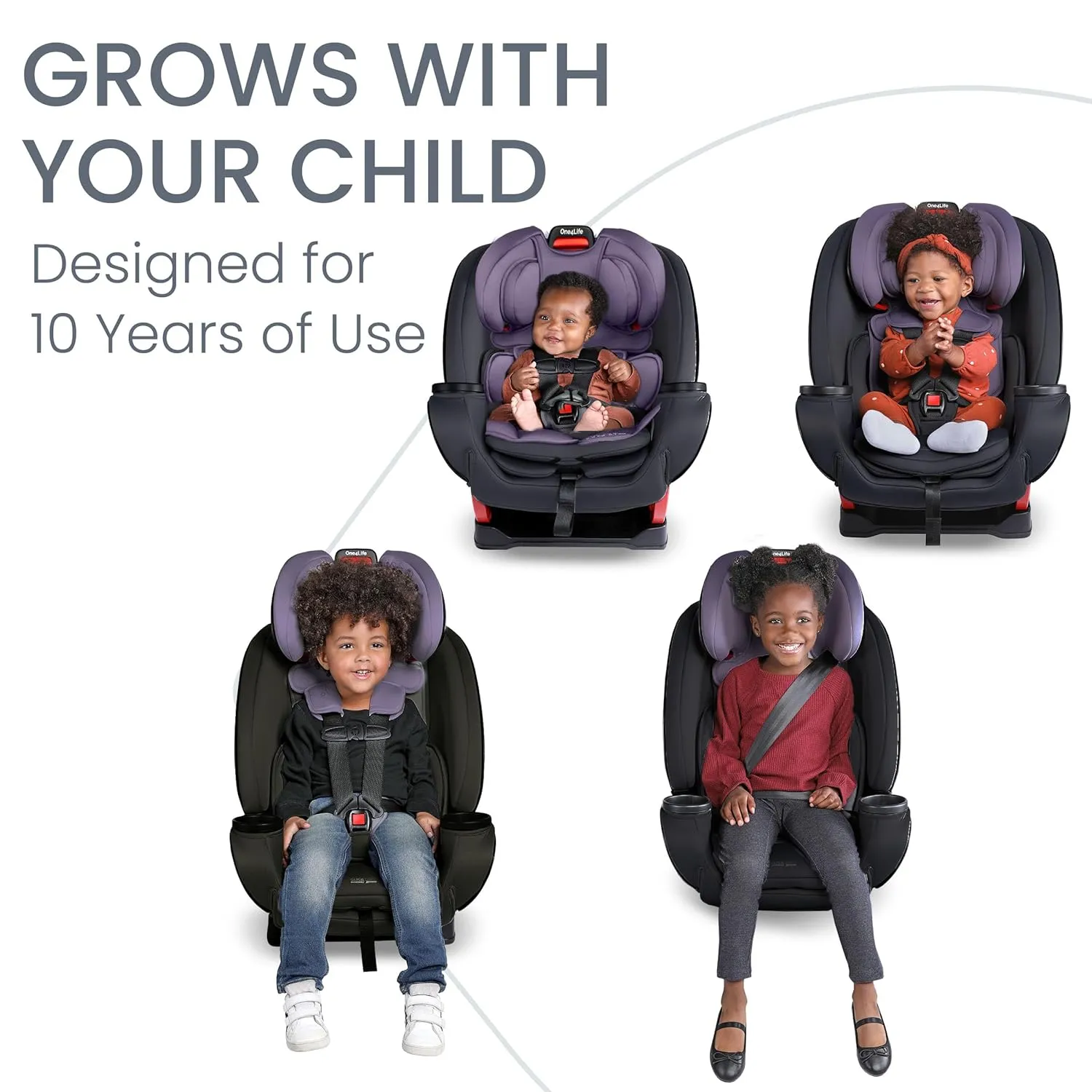Britax One4Life Convertible Car Seat, 10 Years of Use from 5 to 120 Pounds & Car Seat Travel Bag with Padded Backpack Straps | Water Resistant   Built-in Wheels   Multiple Carry Handles