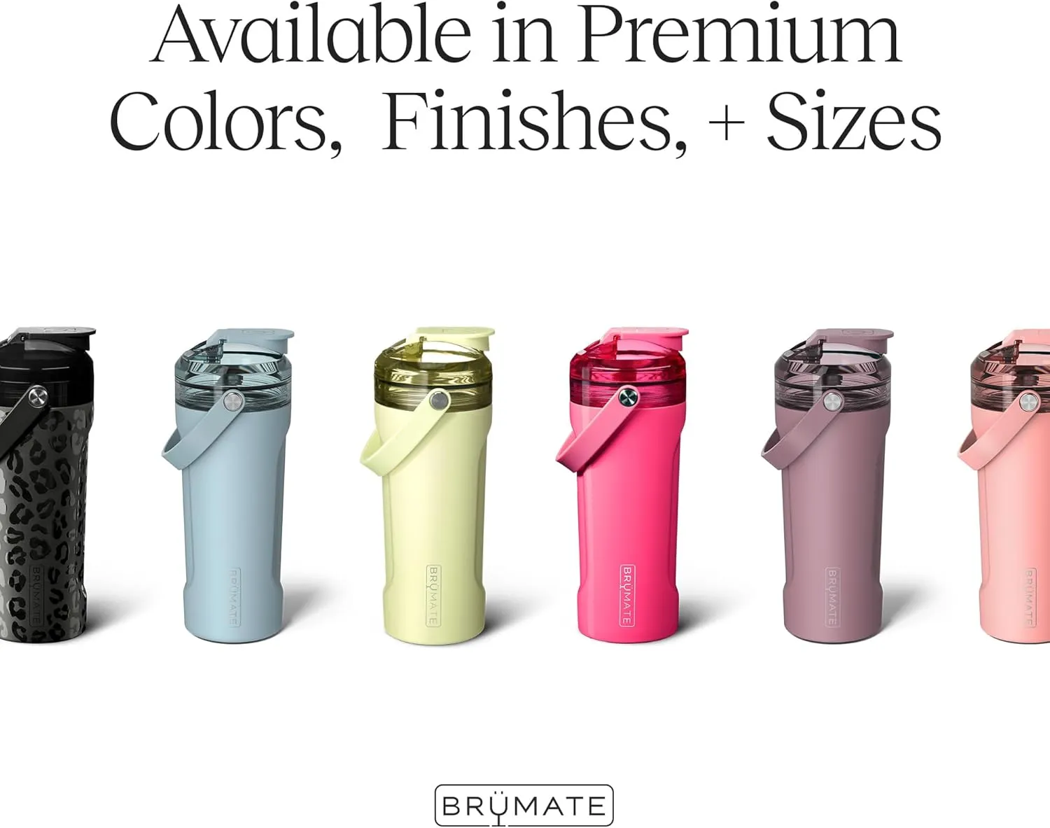 BrüMate MultiShaker Blender Bottle | 100% Leakproof Insulated Stainless Steel Shaker Cup | Perfect Protein & Pre Workout Bottle for Gym | 26oz (Guava)