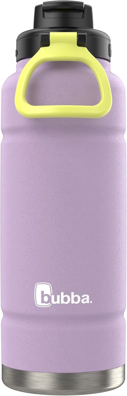 Bubba Trailblazer Insulated Stainless Steel Water Bottle with Straw Lid, 40oz, Lavender Frost Powder Coat