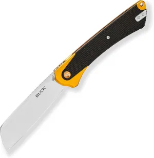 Buck Knives 263 Highline XL Folding Pocket Knife, 3.81" D2 Steel Blade, Micarta Handle with Pocket Clip