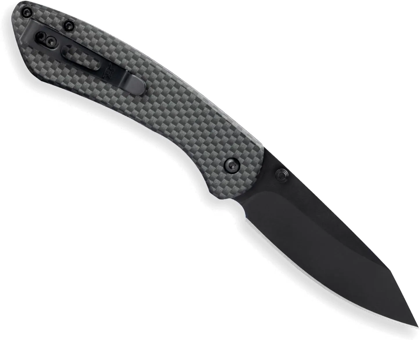 Buck Knives 744 Sovereign Button Lock Pocket Knife, Carbon Fiber