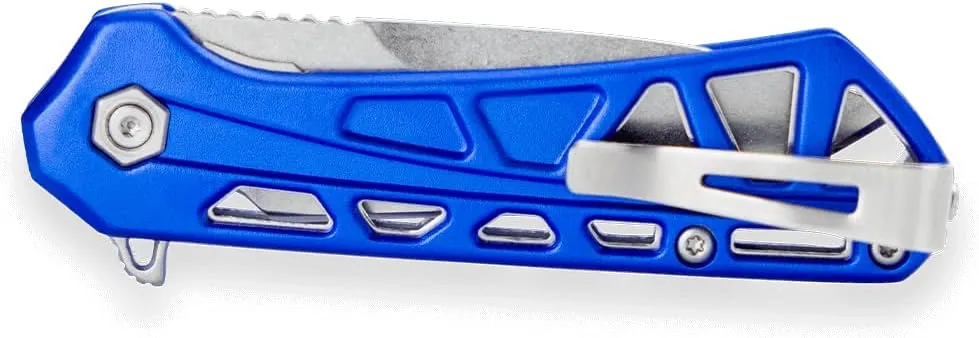 Buck Knives 814 Mini Trace Pocket Knife, Blue
