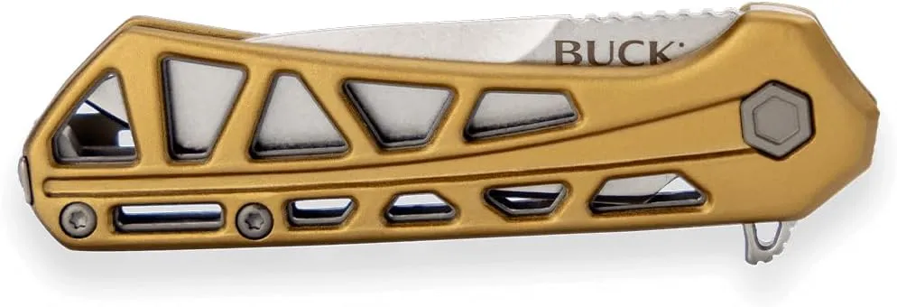 Buck Knives 814 Mini Trace Pocket Knife, Bronze