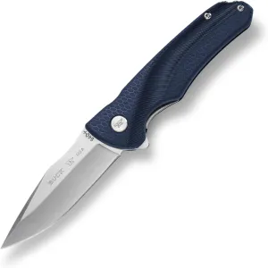 Buck Knives 840 Sprint Select, Easy Opening Ball Bearing Flipper Liner Lock Folding Pocket Knife with Removable Clip, 420 HC Steel