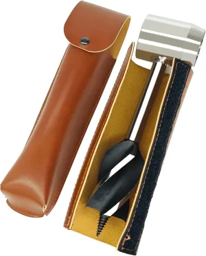 Bushcraft Tools 1.5" Scotch Eye Hand Auger for Manual Drilling & Wood Pegs, Heavy-Duty Survival Wrench Gear for Camping