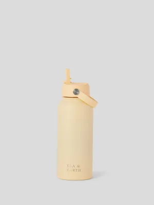 Butter Yellow - Insulated Water Bottle  (1000ml / 34oz)