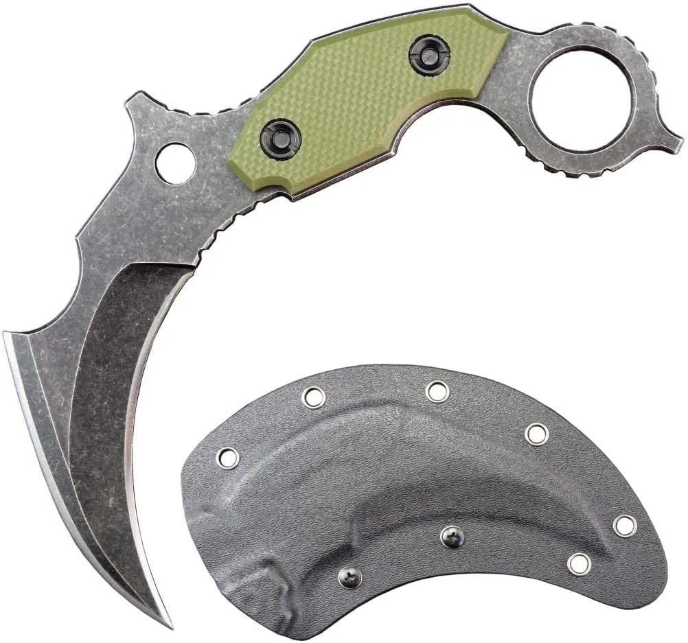 C1699 Fixed Blade Knives 9.8 Inch Knife D2 Blade Steel & G10 Handle with Kydex Sheath