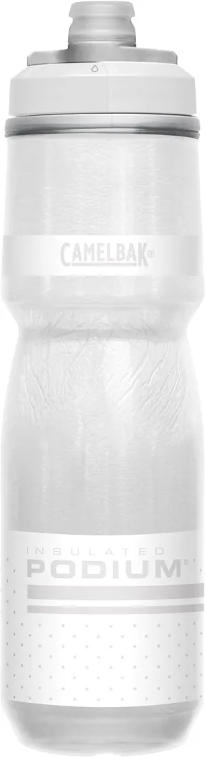 CamelBak Podium Chill Insulated Bike Water Bottle - Easy Squeeze Bottle - Fits Most Bike Cages - 24oz, Reflective Ghost