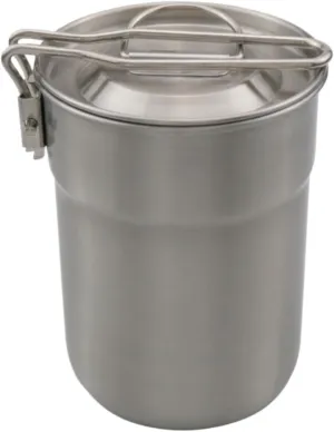Camping Kitchen Utensil Outdoor Picnic Stubborn Stainless Steel Can Fold The Cooking Utensils Camping Cooking Pot for Outdoor Cooking