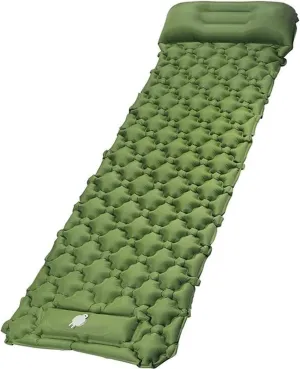 Camping Mat Inflatable Self Inflating Camping Mattress, Built-in Air Pump Can Press Inflatable Mattress