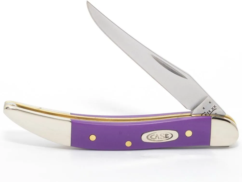 Case WR XX Pocket Knife Syntheic Handle with Stainless Steel Blades Small Texas Toothpick 3 Inches Closed