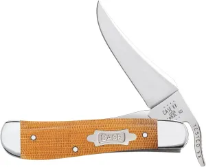 Case xx Knives Natural Canvas Micarta Russlock Stainless 23692 Pocket Knife
