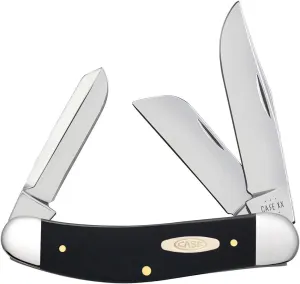 Case XX Pocket Knife BLACK SYNTHETIC SOWBELLY Item #22574 - TB2339 SS - Length Closed: 3 7/8Inches