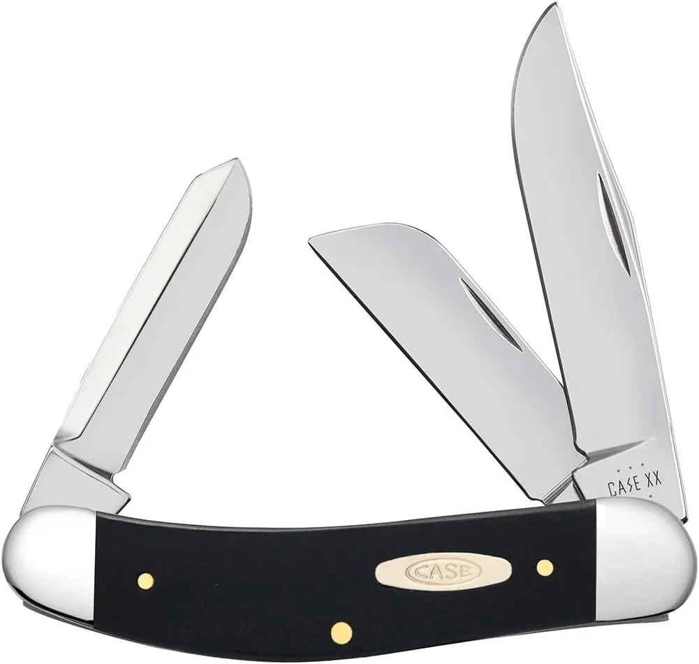 Case XX Pocket Knife BLACK SYNTHETIC SOWBELLY Item #22574 - TB2339 SS - Length Closed: 3 7/8Inches
