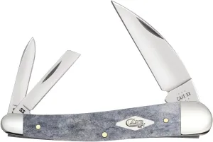 Case XX Pocket Knife SEAHORSE WHITTLER - GRAY SMOOTH BONE Item #34207-6355WH SS - Length Closed: 4Inches