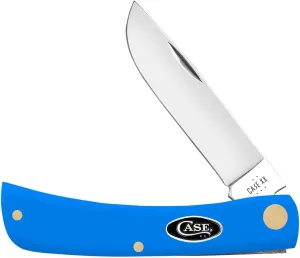 Case XX Pocket Knife SOD BUSTER JR - SMOOTH LIGHT BLUE SYNTHETIC Item #68905-4137 SS - Length Closed: 3 5/8Inches