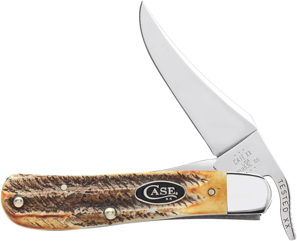 Case XX WR POCKET KNIFE, 6.5 BONESTAG BAREHEAD RUSSLOCK, 4 1/4 INCHES CLOSED, ITEM #39873