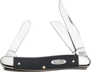 Case XX WR Pocket Knife Black Synthetic Carbon Steel Medium Stockman Item #22351 - (2318 CS) - Length Closed: 3 5/8 Inches