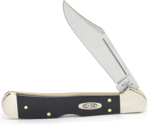 CASE XX WR Pocket Knife Black Synthetic Mini Copperlock Item #22418 - (21749L SS) - Length Closed: 3 5/8 Inches