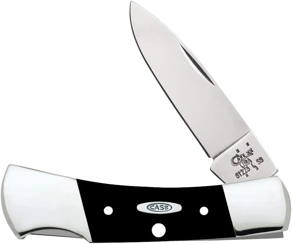 Case XX WR Pocket Knife Lockback Black Synthetic Item #22578 (21225L SS) 3 5/8" Inches Closed