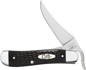 Case XX WR Pocket Knife RussLock Jigged Black Synthetic Item #22862 (61953L SS) 4 1/4 inches Closed