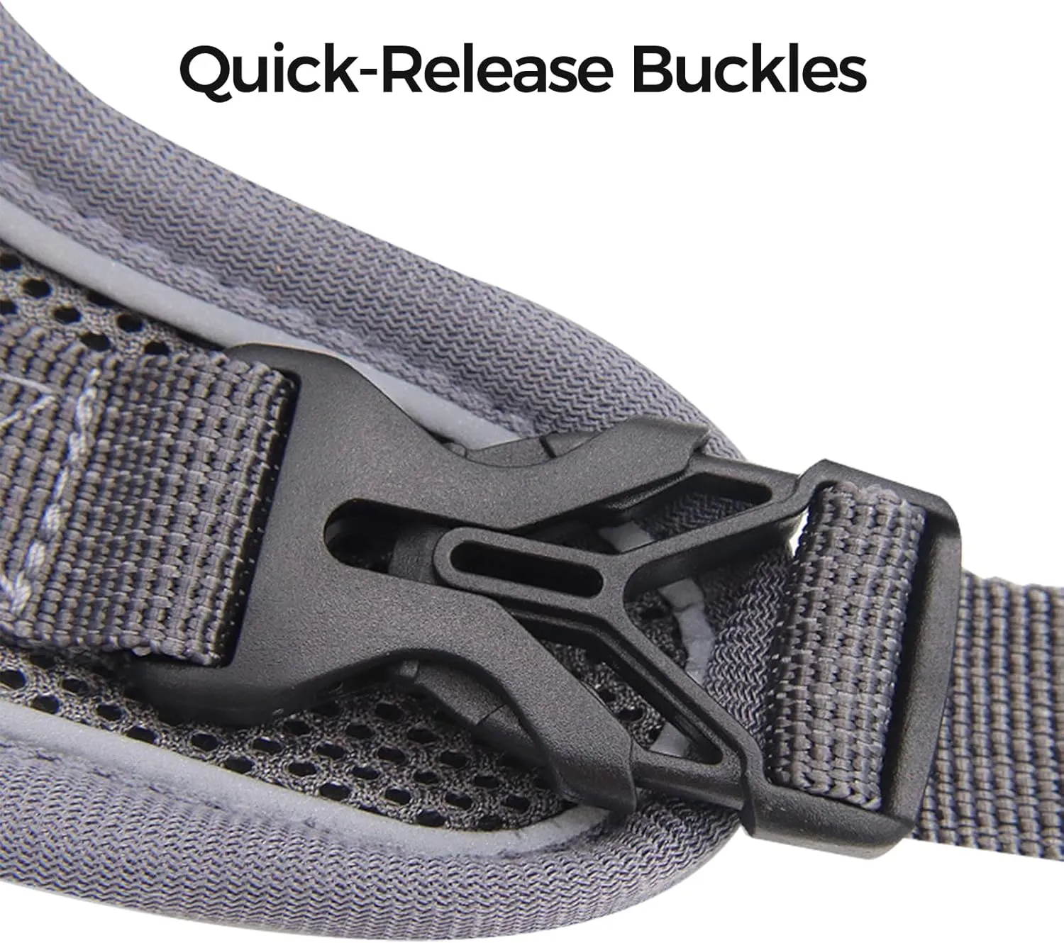 Cat Harness and Leash Set Escape Proof Tactical Large Kitten Harness Emotional Support Cat Vest, Grey, L