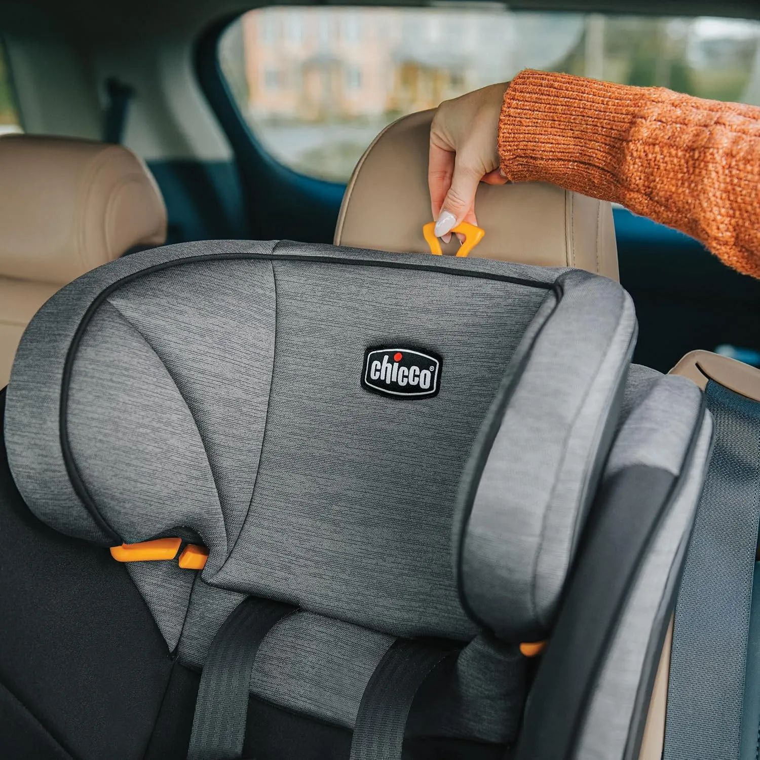 Chicco MyFit® 2-in1 Harness Booster Car Seat, 5-Point Harness Car Seat and High Back Booster, for Children 26.5-100 lbs. | Haven/Purple