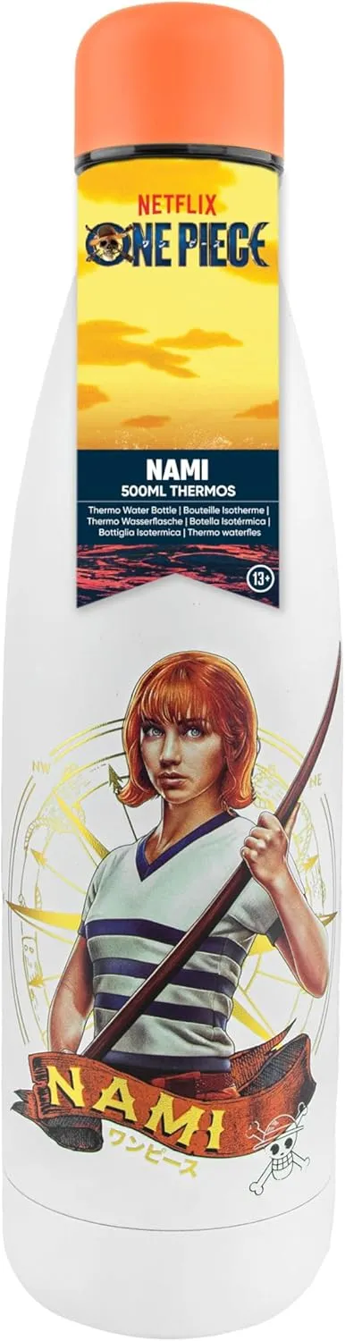 Cinereplicas One Piece - Nami Insulated Water Bottle - 500ml - Official License