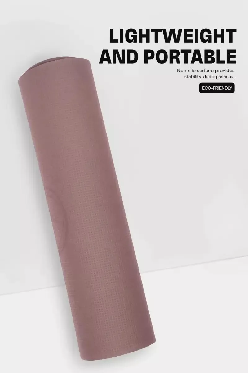 Classic Yoga Mat with 4 mm Thickness (Brown)