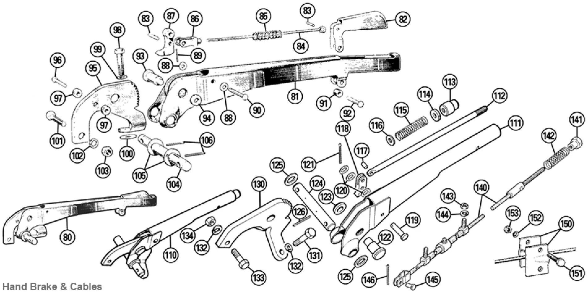 CLEVIS PIN, HANDBRAJKE