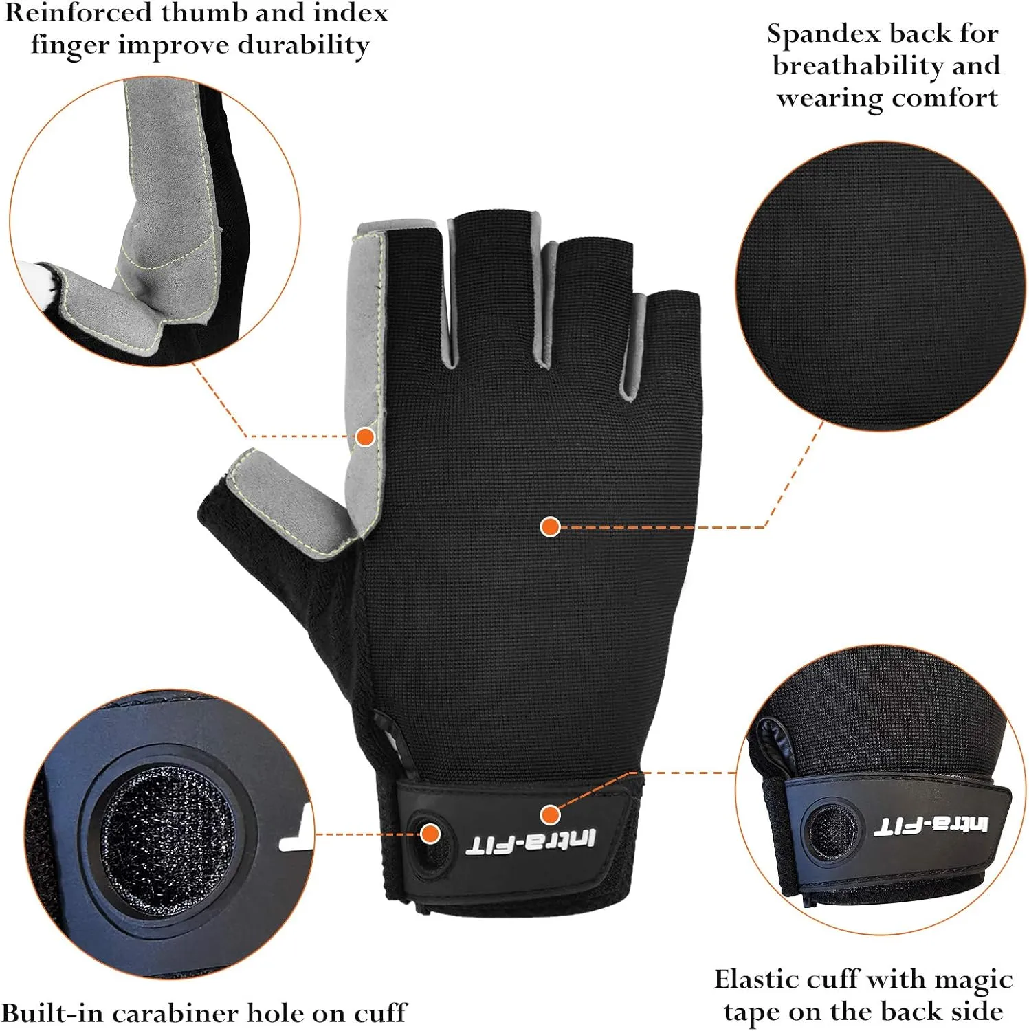 Climbing Gloves, Lightweight, Breathable, Perfect for Rock, Tree, Wall, Mountain, Climbing
