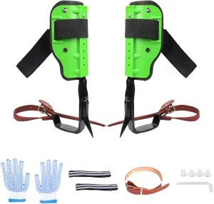 Climbing Spikes - Anti Slip Steel Tree Climbing Tool | Safe Comfortable Outdoor Equipment for Hunting Observation, Logging, Jungle Survival