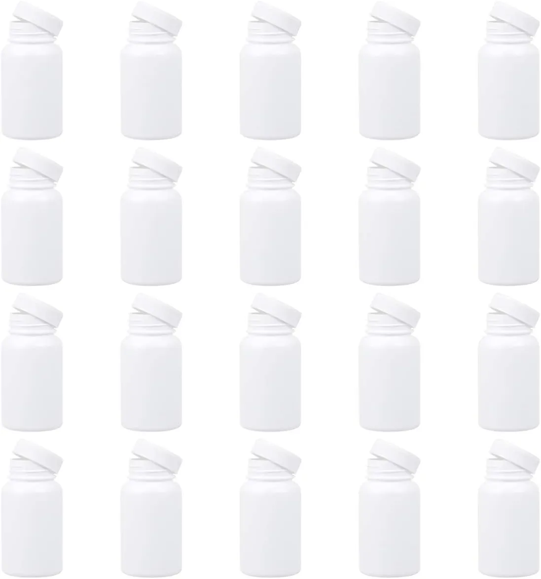 CLISPEED 20pcs Portable Pill Case Pill Holder for Travel Home Storage Sealing Unique Pattern Design and Items