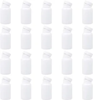 CLISPEED 20pcs Portable Pill Case Pill Holder for Travel Home Storage Sealing Unique Pattern Design and Items