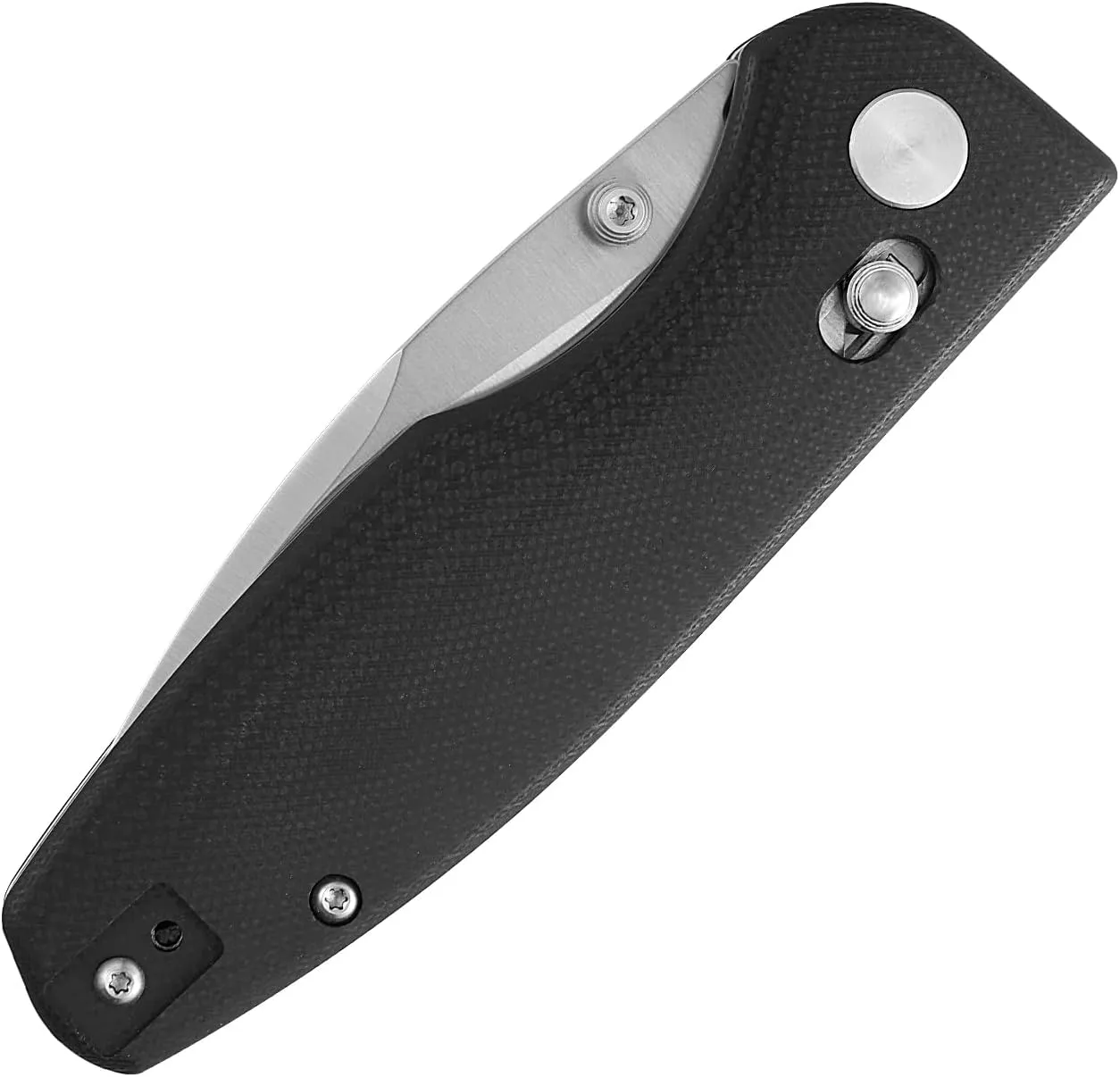 CMB Made Knives CMB Predator CMB-08 G10 Handle 14C28N Steel Blade Pocket Folding Tactical Survival Camping Hiking Outdoors EDC Knife with Pocket Clip for Men Women(Black Satin)