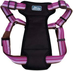 Coastal Pet K9 Explorer Reflective Adjustable Padded Dog Harness - Plush Chest Pad for Comfort - No-Pull Dog Harness for Small and Large Dogs - Orchid - 5/8" x 12"-18", X-Small
