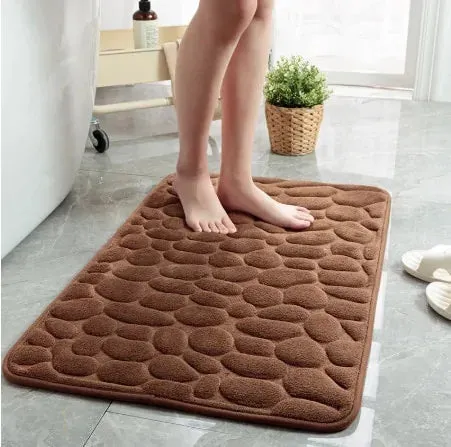 Cobblestone Memory Foam Bath Mat