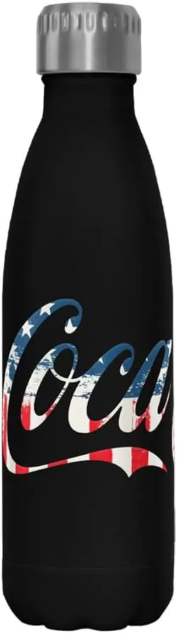 Coca-Cola Flag Logo 17 oz Stainless Steel Bottle