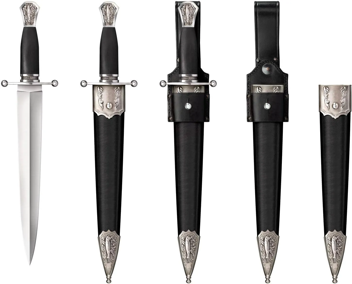 Cold Steel Arkansas Toothpick/with Ambidextrous Pocket/Belt Clip -
