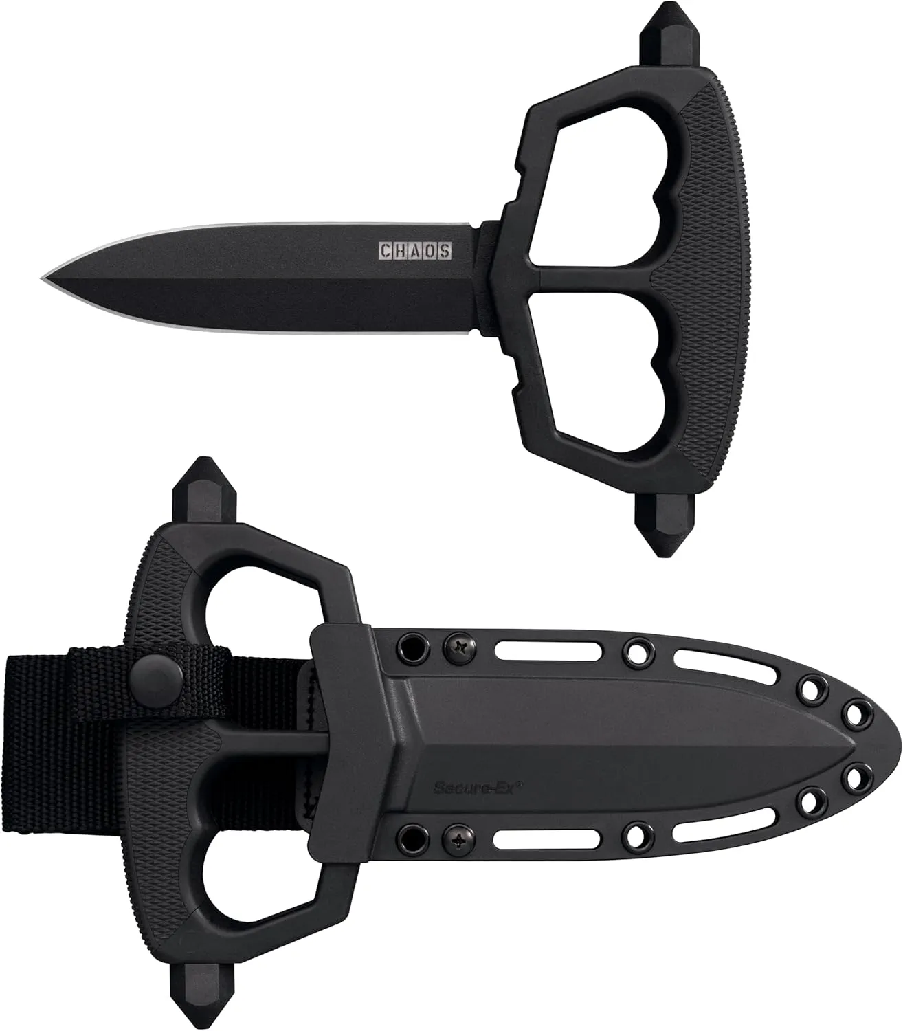 Cold Steel Chaos Push Knife/with Ambidextrous Pocket